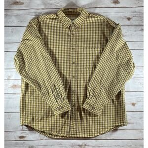 Vintage Eddie Bauer Men's Long Sleeve Button-Down Size XL